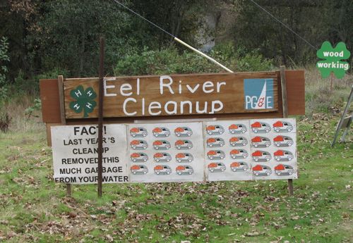 Eel River Cleanup sponsored by Mendocino County 4-H