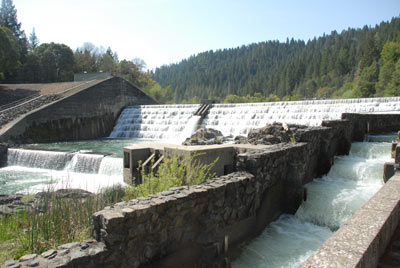 Cape Horn Dam at Van Arsdale Reservoir, May 2008