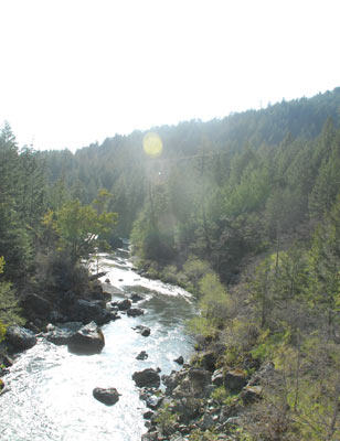 Van Duzen River, May 2008